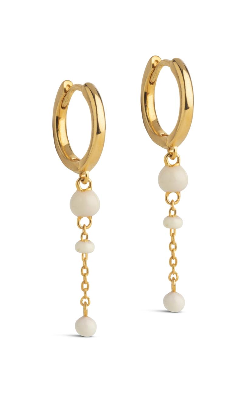 Daisy Enamel Copenhagen Lola Bold Hoops - Øreringe  - 5714274035266