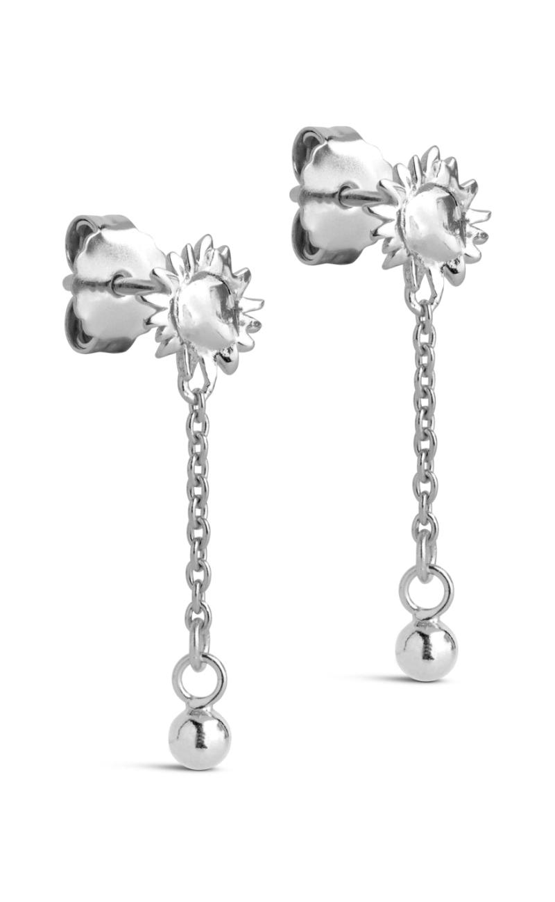 Sølv Colour Enamel Copenhagen Sunshine Drop Silver Colour - Øreringe  - 5714274035150