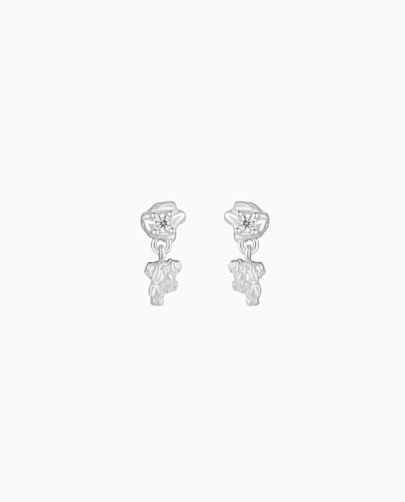 Enya Earrings Sølv - Nava Copenhagen Øreringe  - 05715461006762