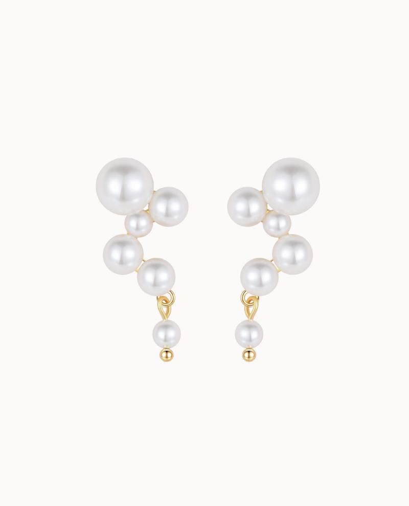 Esen Earrings Forgyldt - Nava Copenhagen Øreringe  - 05715461005222