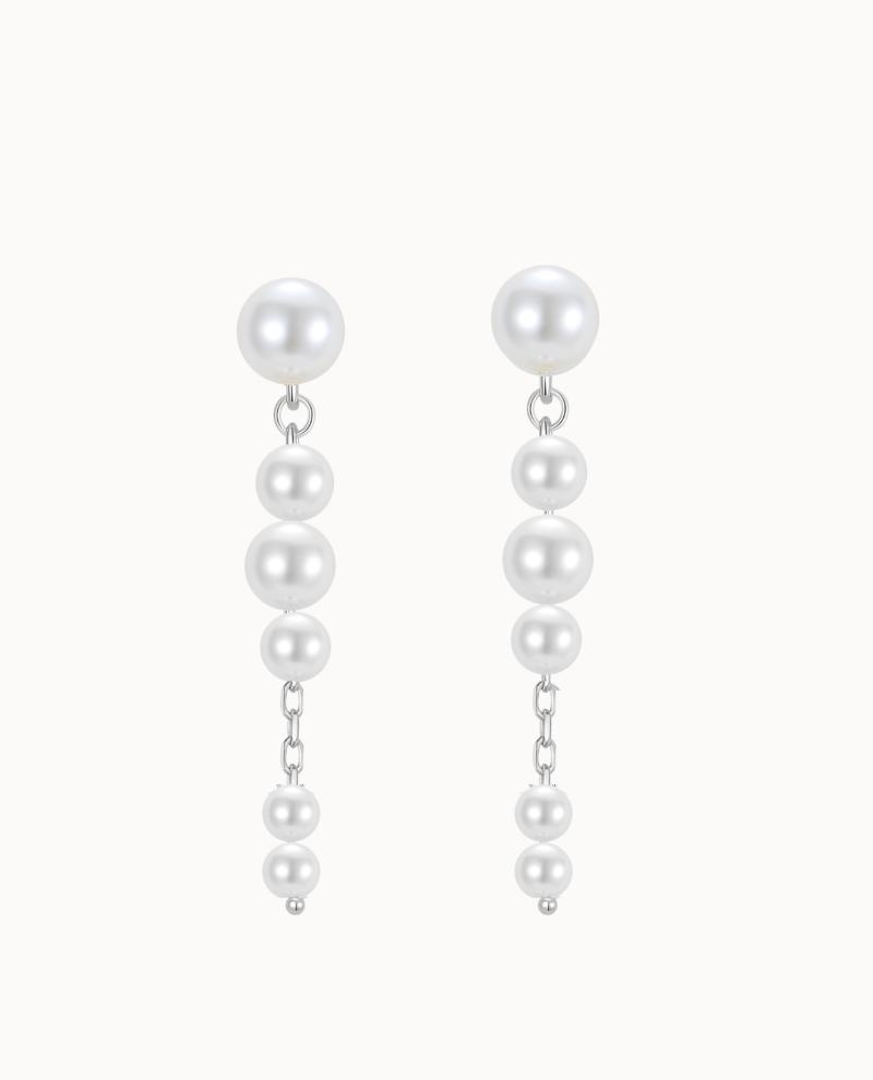 Evania Earrings Sølv - Nava Copenhagen Øreringe  - 5715461011353,0