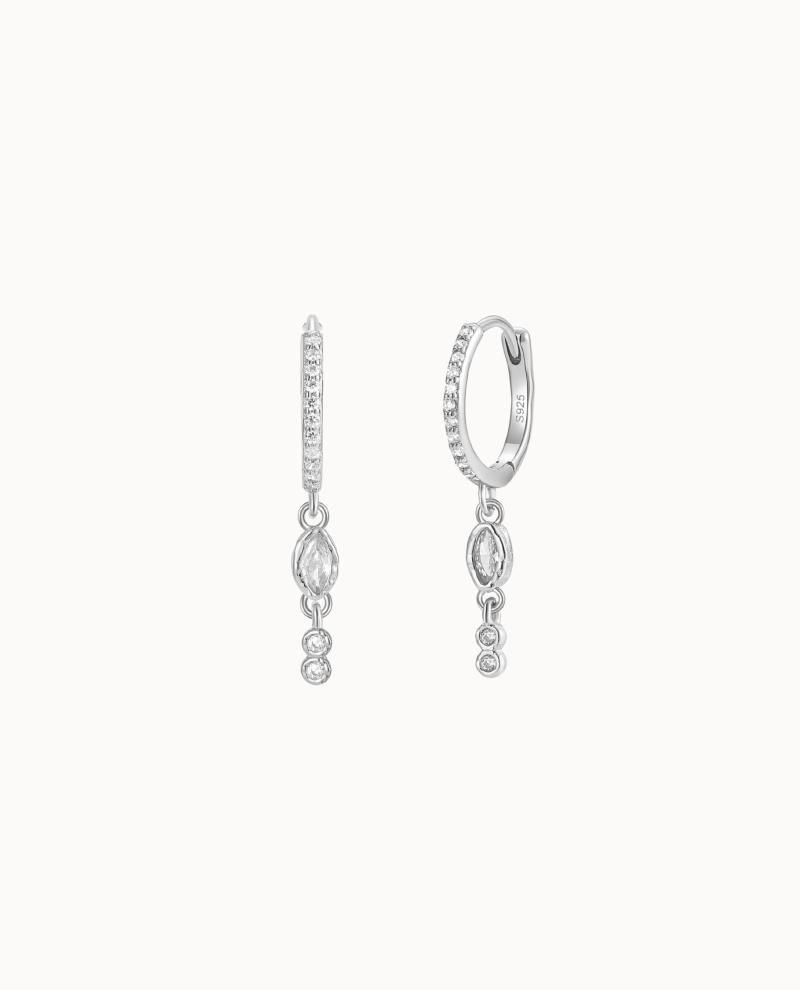 Hather Earrings Sølv - Nava Copenhagen Øreringe  - 5715461009770