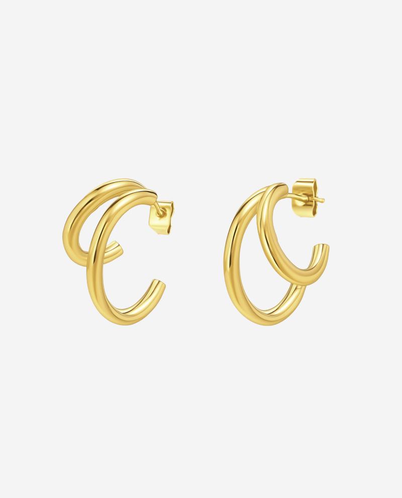 Helia Earrings Forgyldt - Khaai Studio Øreringe