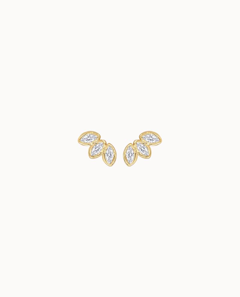 Hepa Petite Studs Forgyldt - Nava Copenhagen Øreringe - 5715461009862