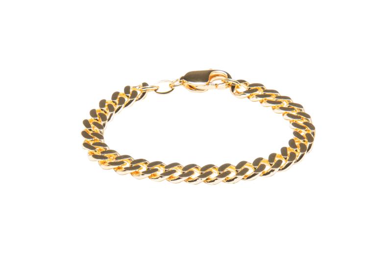 Guld Chunky Curb Bracelet - Ix Studios Armbånd  - 5714534005572