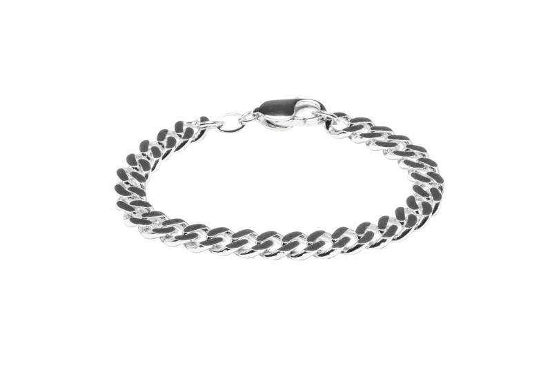Sølv Chunky Curb Bracelet Silver - Ix Studios Armbånd  - 5714534005596
