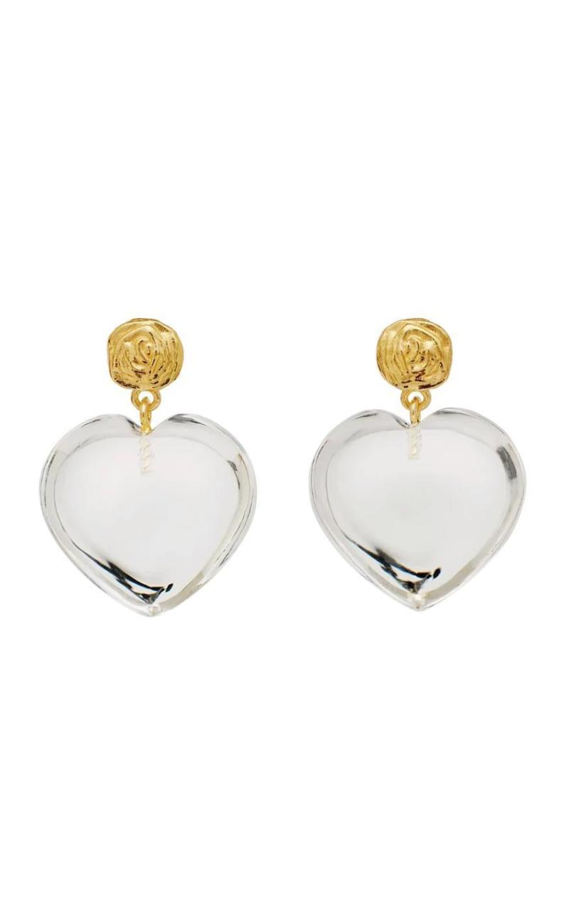 Guld Colour Maanesten Lemona Gold Colour - Maanesten Øreringe  - 5715336013192