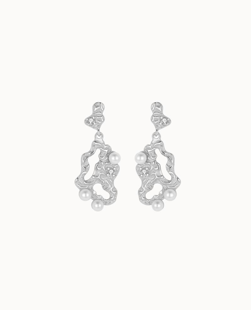 Makara Earrings Sølv - Nava Copenhagen Øreringe  - 05715461004287
