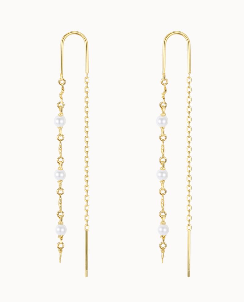 Mara Earrings Forgyldt - Nava Copenhagen Øreringe  - 5715461010783