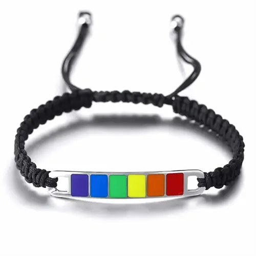 Brace Flettet Armbånd Lgbt - Marjoe Armbånd