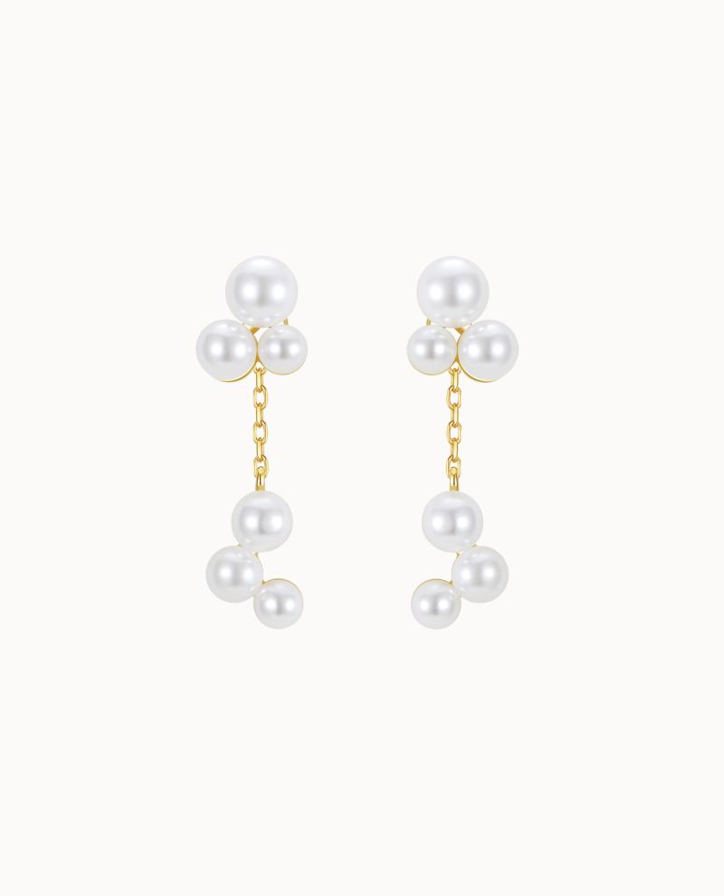 Nerio Earrings Forgyldt - Nava Copenhagen Øreringe  - 5715461010820