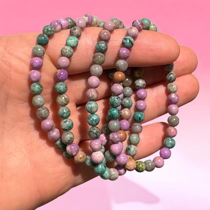 Chrysocolla Armbånd Phosforsiderit - Phosforsiderit Armbånd