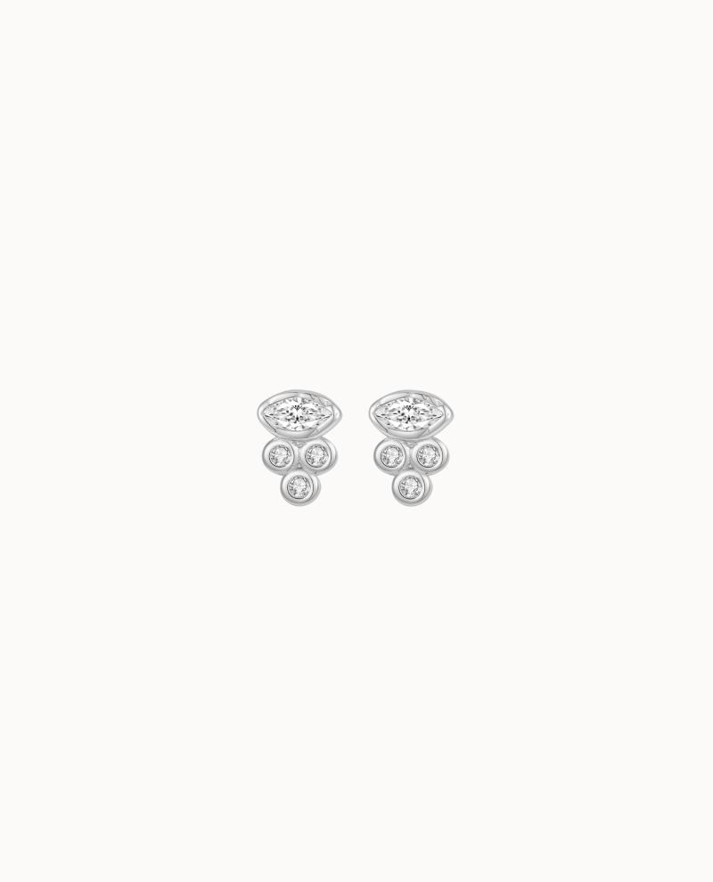 Petite Studs Sølv - Nava Copenhagen Øreringe  - 5715461009558