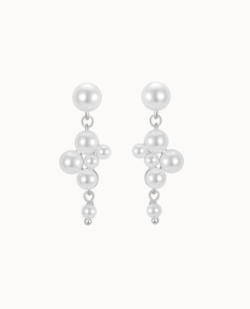 Sabella Earrings Sølv - Nava Copenhagen Øreringe  - 5715461011315