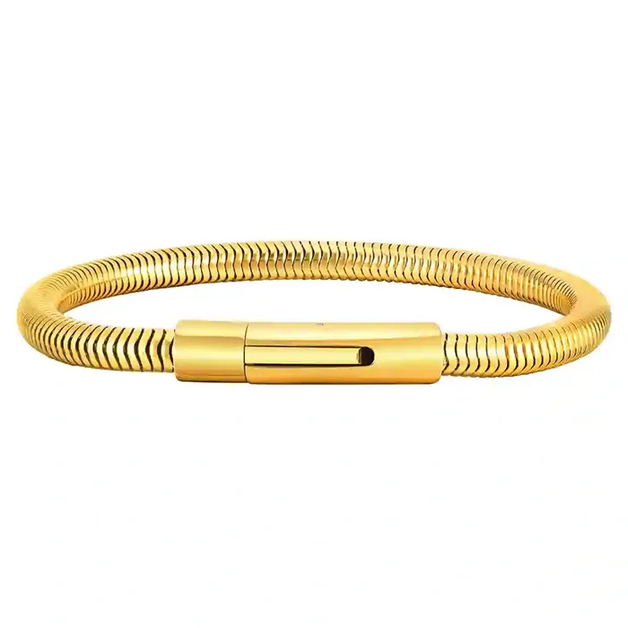 Snake Golden Armbånd ædelstål - Armbånd