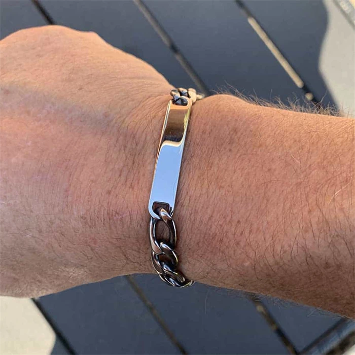 Armbånd Blank Rustfri Stål - Armbånd