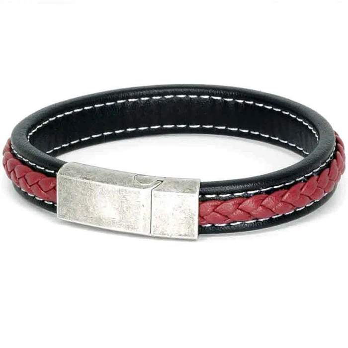 Sort Black Red Netri Armbånd - Armbånd