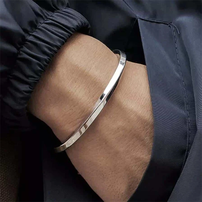 Bangle Screw Armbånd Blank Stål - Armbånd