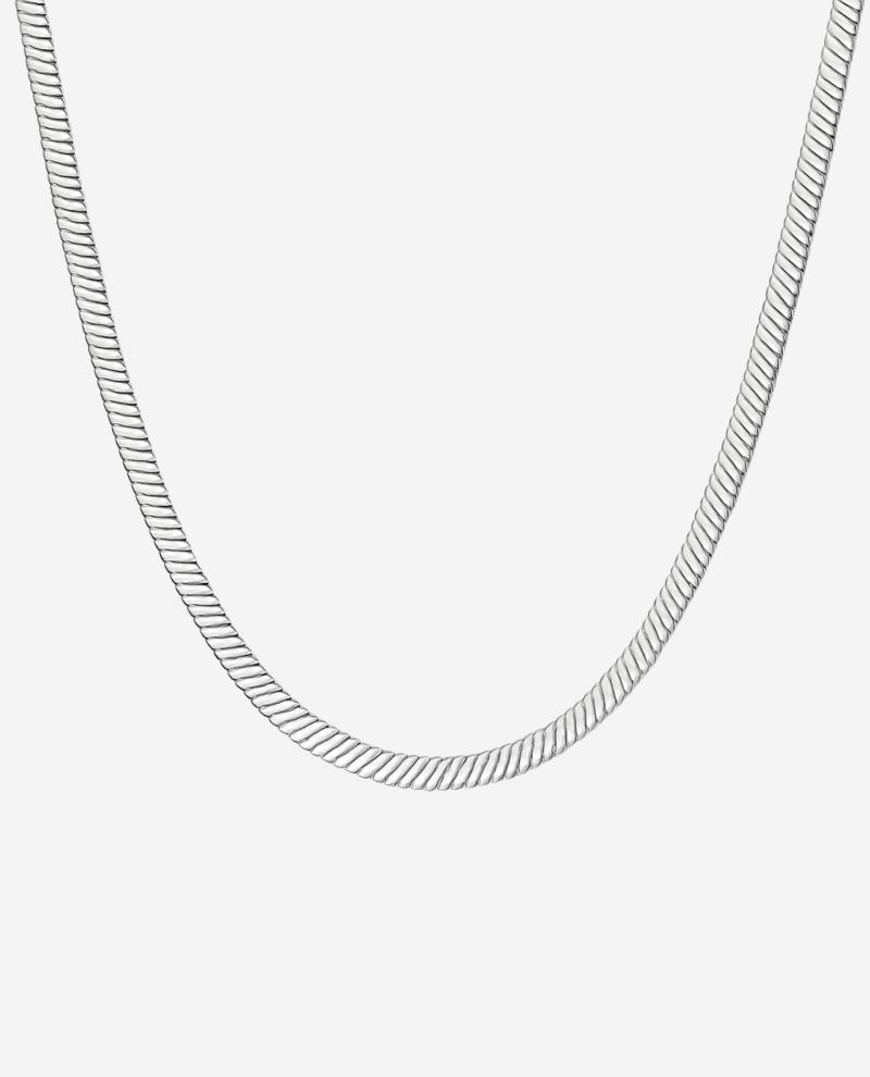 Blade Chain Sølvfarvet - Khaai Studio Halskæder