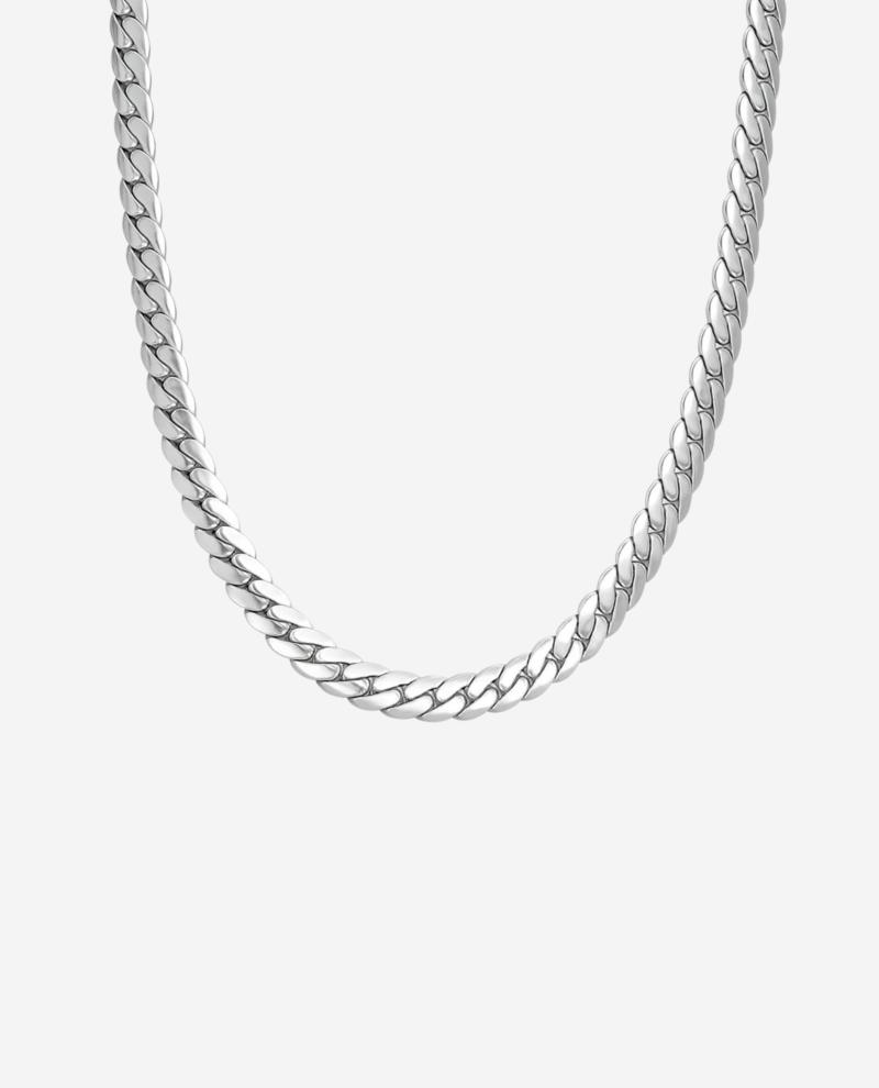 Cuban Necklace Sølvfarvet - Khaai Studio Armbånd