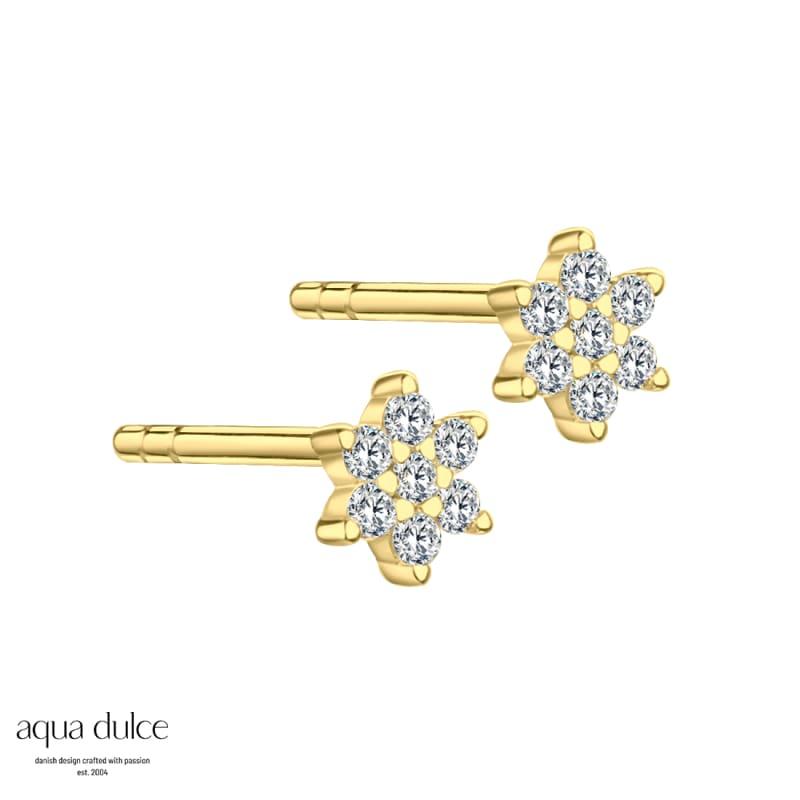 Samara Earstud Golden - Aqua Dulce Øreringe  - 5740013844974