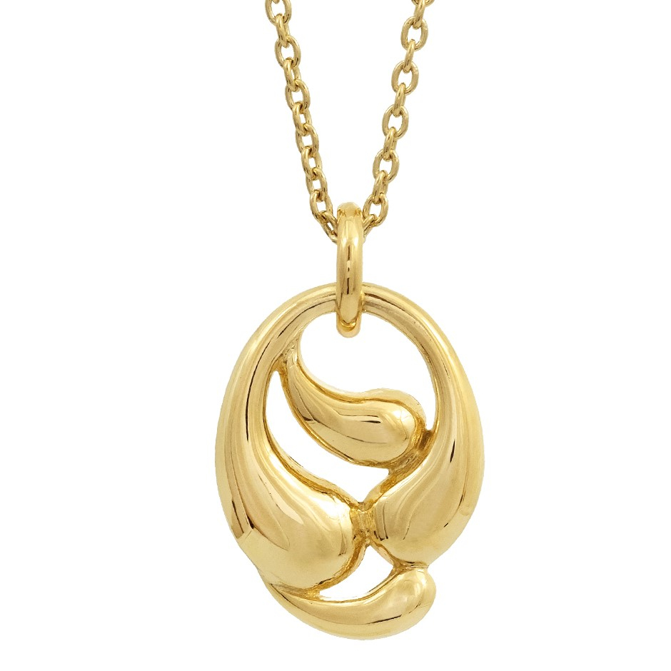 Rabinovich Halskæde Forgyldt Curvy Class - Rabinovich Halskæder