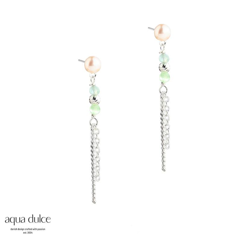 Aqua Breeze Earstud Silver - Aqua Dulce Øreringe  - 5740013858360