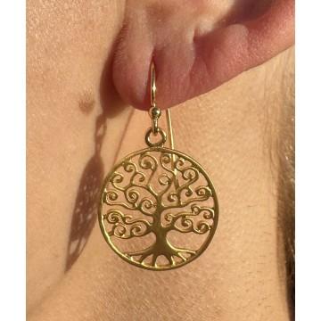 Livets Træ Forgyldt Sølv Godkarmashop - Bahl Collection Øreringe