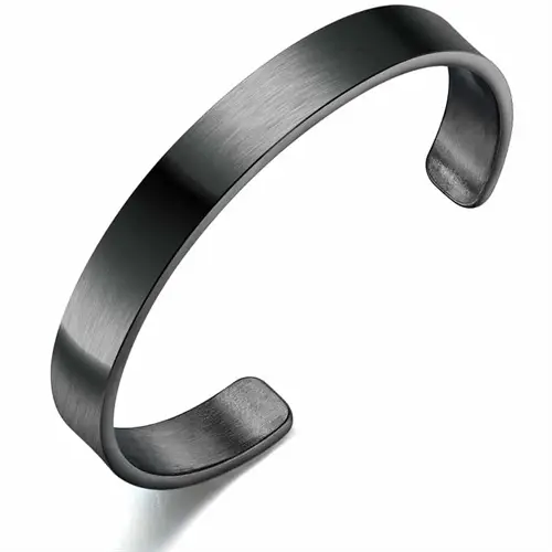 Sort Dark Shane Bangles Blackcoatet ædelstål - Armbånd