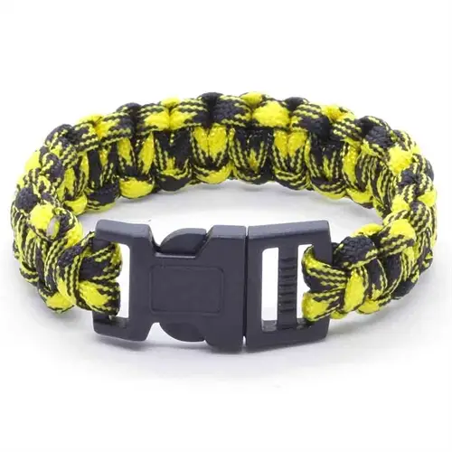 Sort Gul Paracord Armbånd - Armbånd