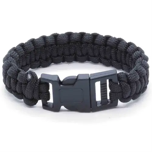 Sort Paracord Armbånd - Armbånd