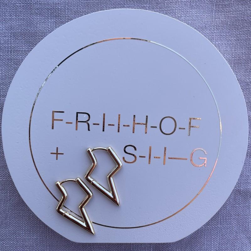 Fra Friihof Siig Gold Lyn - Friihof + Siig Øreringe