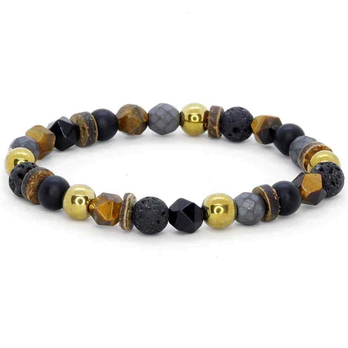 Fine And Rough Perlearmbånd Med Natur - Armbånd