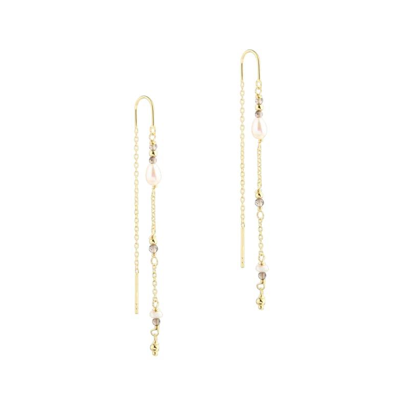 Coast Smokey Earthread Golden - Aqua Dulce Øreringe  - 5740013859145