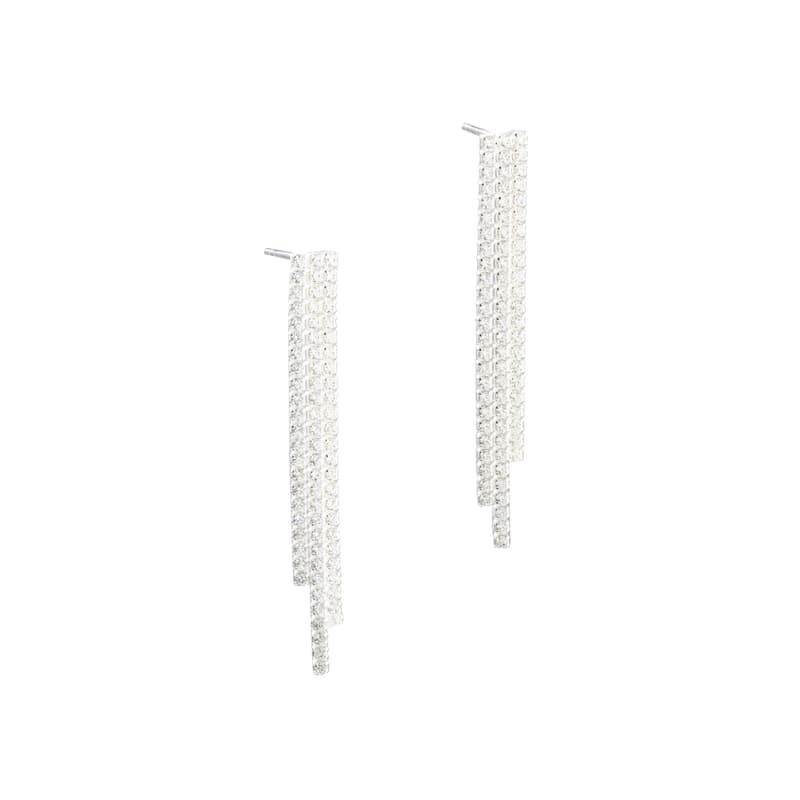 Tennis Darling Earstud Silver - Aqua Dulce Øreringe  - 5740013861315
