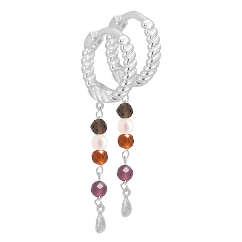 Alice Hoop Silver - Aqua Dulce Øreringe  - 5740013845063