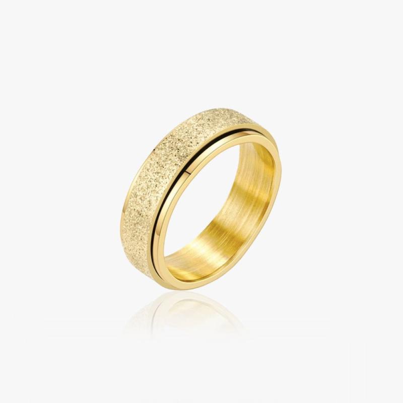 Tekstur Ring 14k Guldbelagt 14k Guldbelagt - Fingerringe