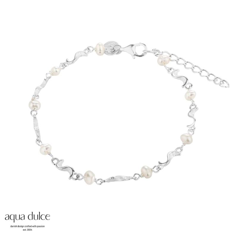 Rhumba Pearl Bracelet Silver - Aqua Dulce Armbånd  - 5740013851057