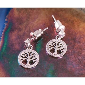 Yggdrasil ørestikker Spirituelle Smykker Godkarmashop - Berk Øreringe