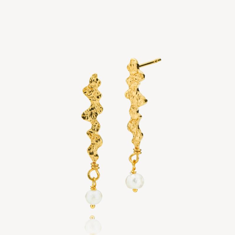 Guld Coco Forgyldt - Sistie Øreringe