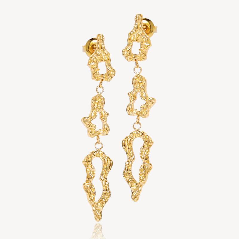 Guld Echo Forgyldt - Sistie2nd Øreringe