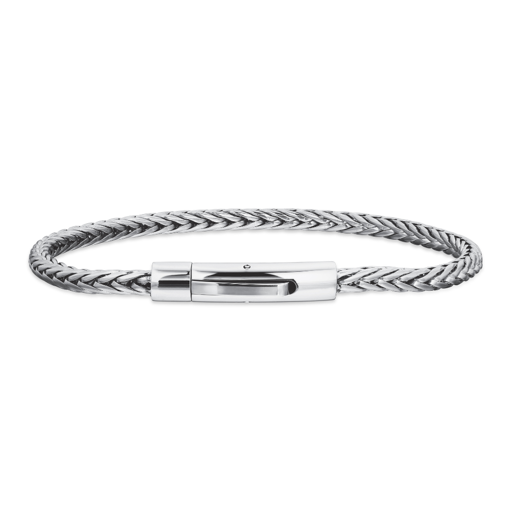 Scrouples Force Stål Armbånd Foxtail Mønster 03721a - Scrouples Armbånd