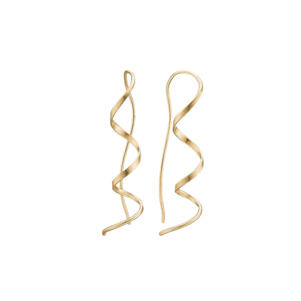 Aagaard Dancing øreringe Forgyldt Sølv 1670 G15 - Aagaard Øreringe  - 1233690151250