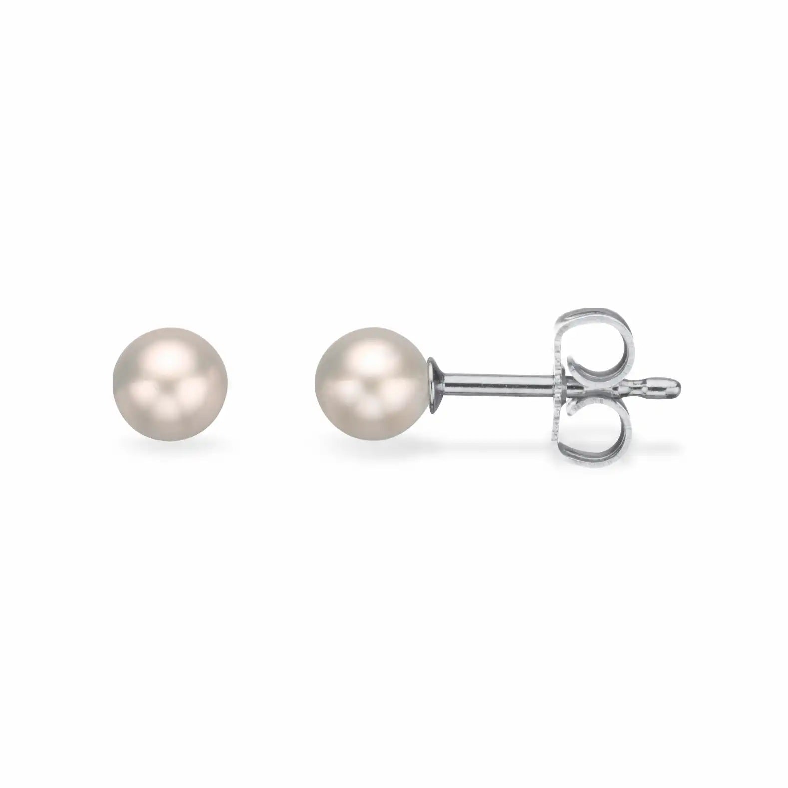 Scrouples Sølv ørestikker Med Kultur Perle 5mm 1012 - Scrouples Øreringe  - 1233690206462