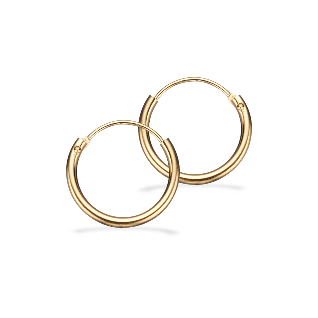 Scrouples Creoler Karat Guld 10123 - Scrouples Øreringe  - 1233690096629