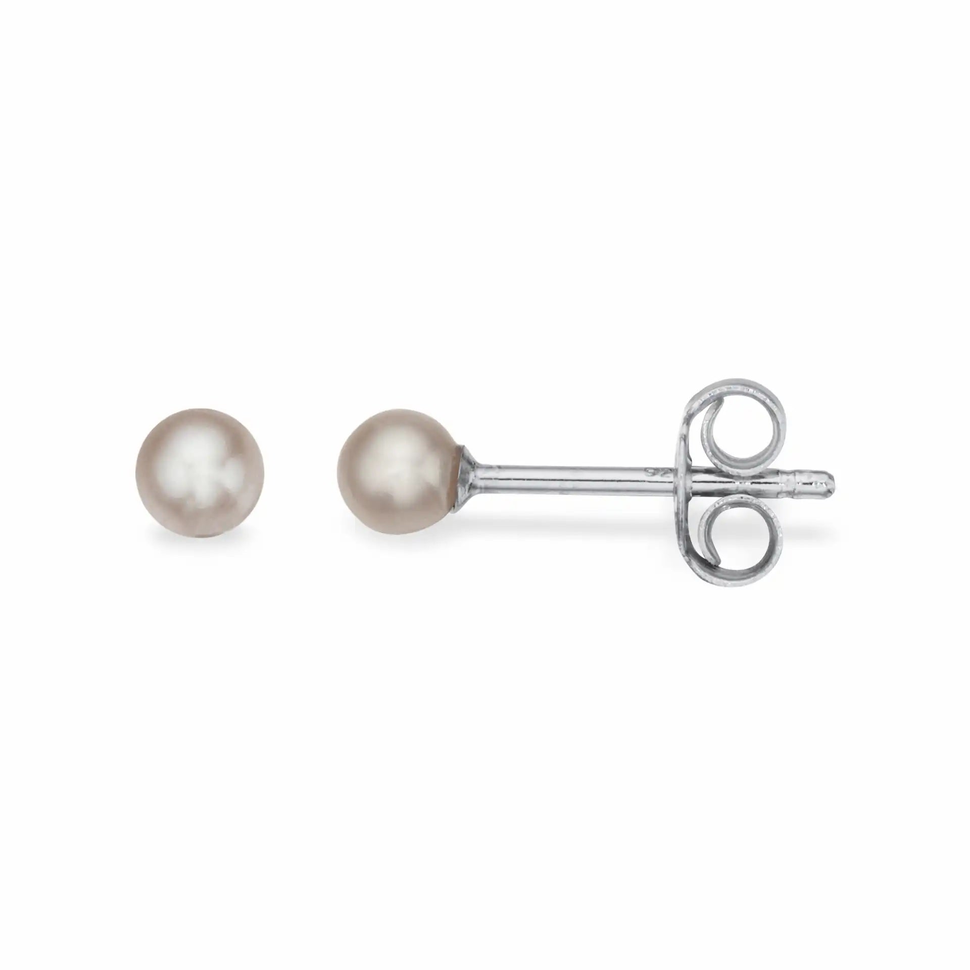 Scrouples Sølv ørestikker Med Ferskvandsperle 5mm 110582 - Scrouples Øreringe  - 1233690206486