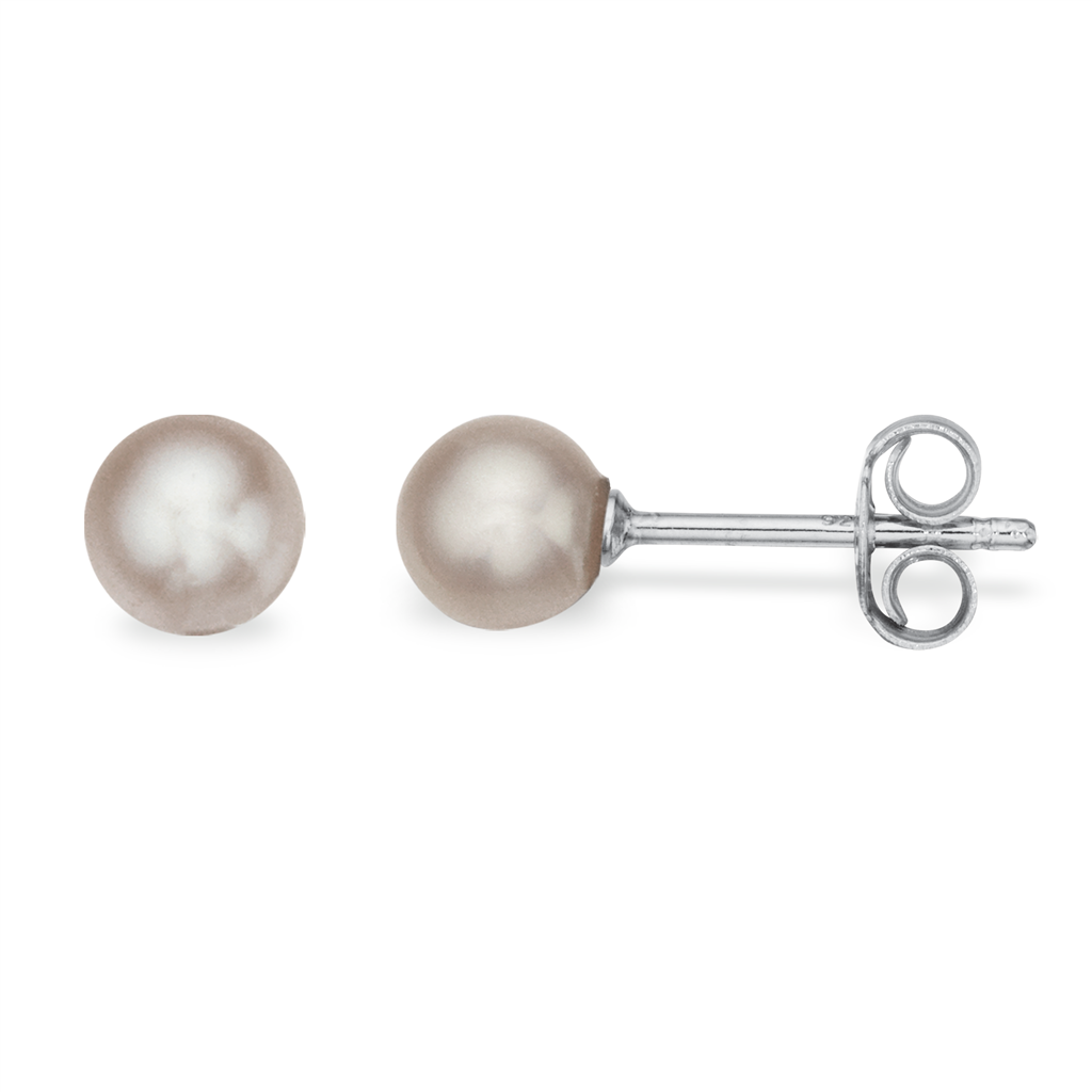 Scrouples Sølv øreringe Med Perle 5mm 110612 - Scrouples Øreringe  - 1233690090849