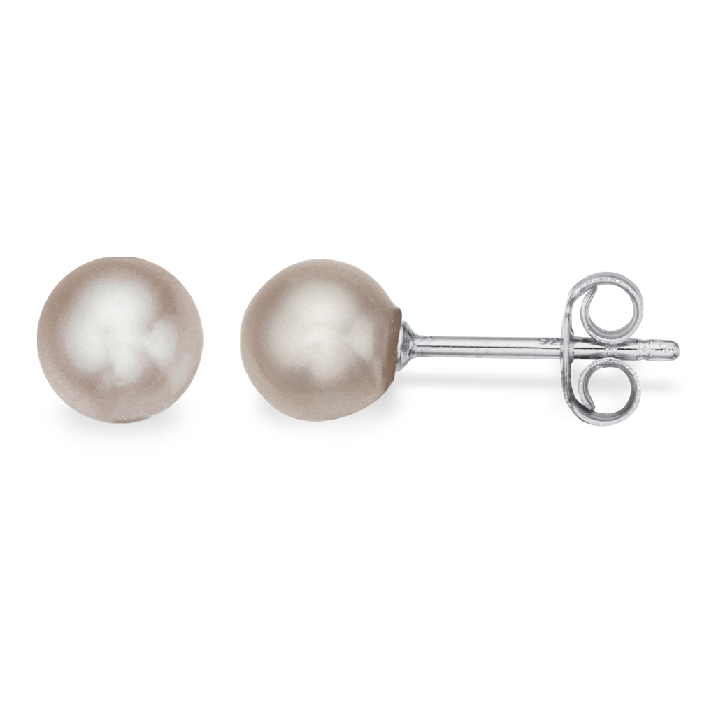 Scrouples Sølv ørestikker Med Perle 5mm 110622 - Scrouples Øreringe  - 1233690093734
