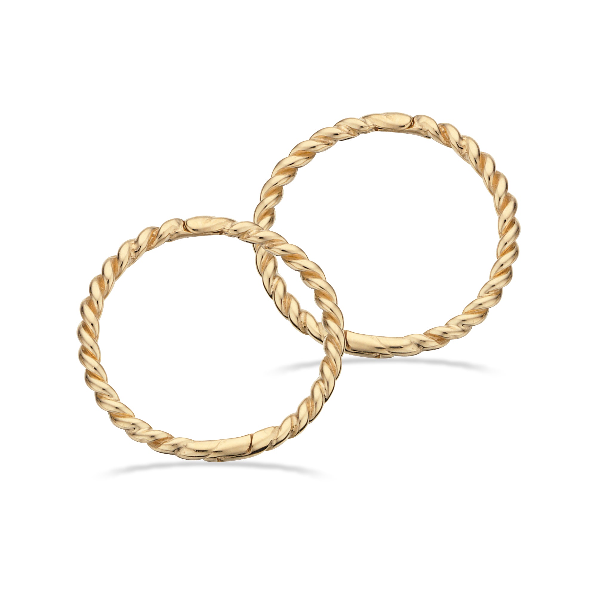 Scrouples Clip Creol Snoet Karat Guld 12mm 117593 - Scrouples Øreringe