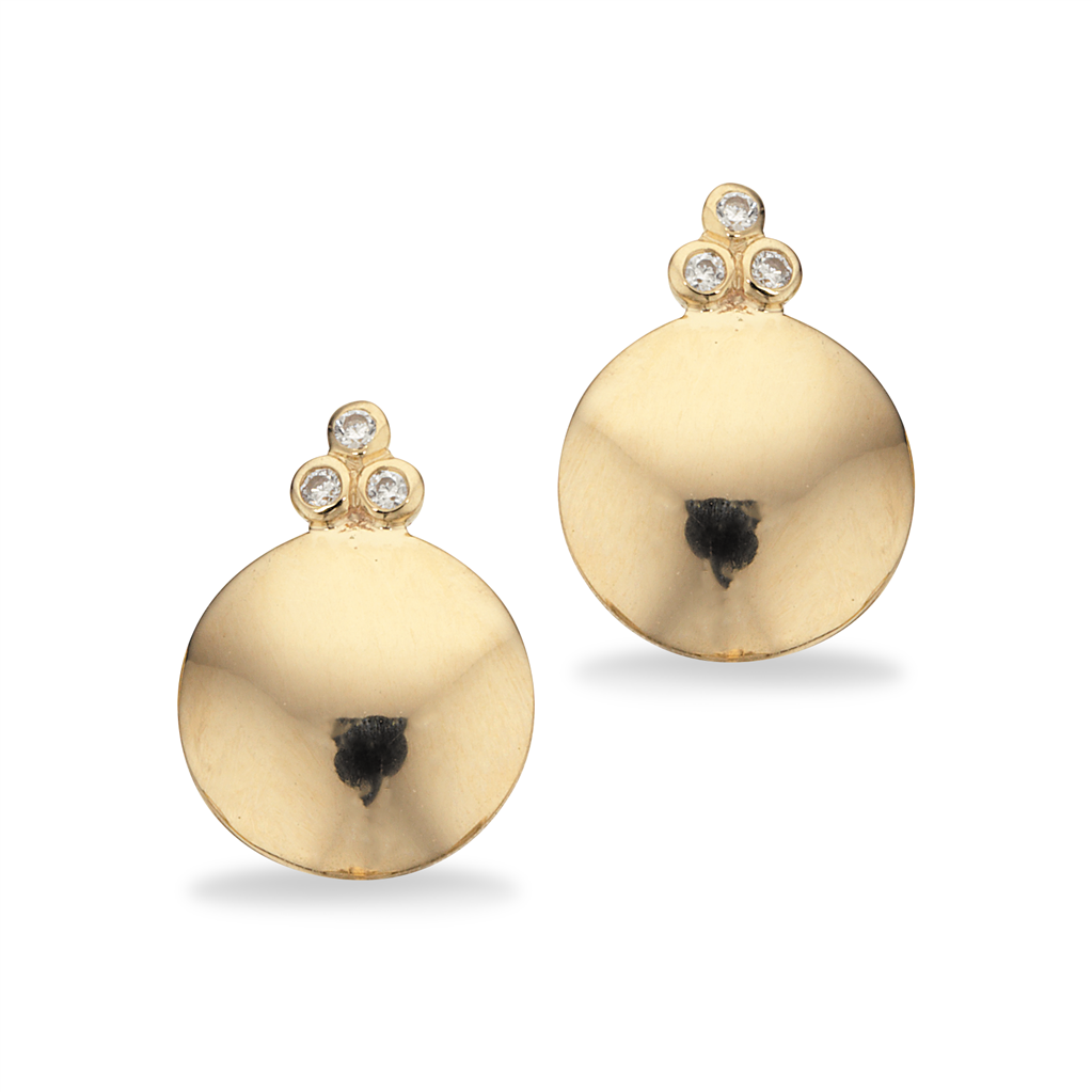 Scrouples Velvet øreringe Karat Guld 117663 - Scrouples Øreringe  - 1233690125695